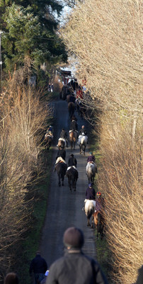 Kilkenny Foxhounds @ Ullard. January 6th 2011